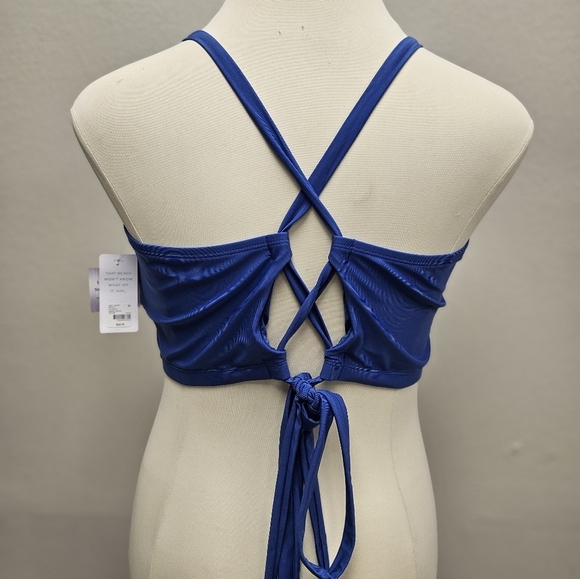 CACIQUE LANE BRYANT No-Wire Scoop-Neck Bikini Swim Top BRAND NEW - Picture 5 of 8